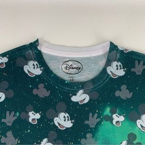 Disney Mens' Mickey Mouse Faces in Space